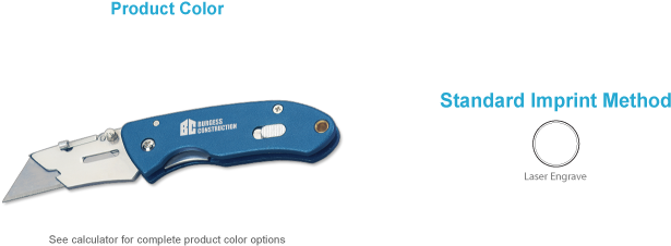 Stainless Steel Box Cutter Knife - Norwood Promotional Box Cutter Knife (50 Qty (720x260), Png Download