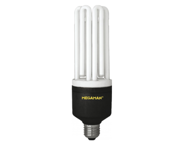 Megaman 100w E27 Integrated Ballast Clusterlite 4000k (650x650), Png Download