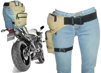 3 - Canguro Para Pierna Moto (500x300), Png Download