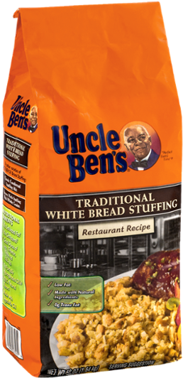 Uncle Ben's Traditional White Bread Stuffing Mix - (600x600), Png Download