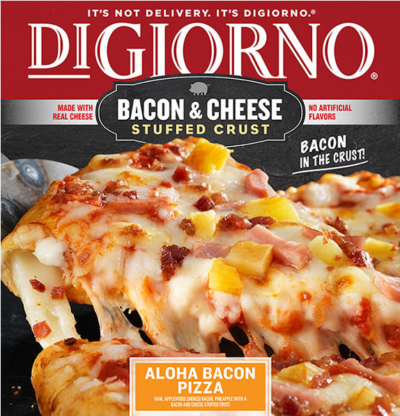 Digiorno Bacon & Cheese Stuffed Crust Bacon Me (750x640), Png Download