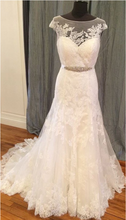 Wedding Dresses 2018, Lace Wedding Dresses, Ivory Wedding - Wedding Dress (750x750), Png Download