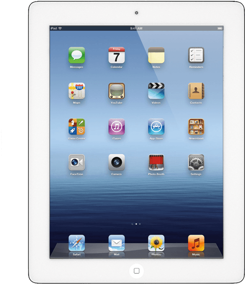 Ipad 3 Repairs - Apple Ipad 3 White (600x600), Png Download