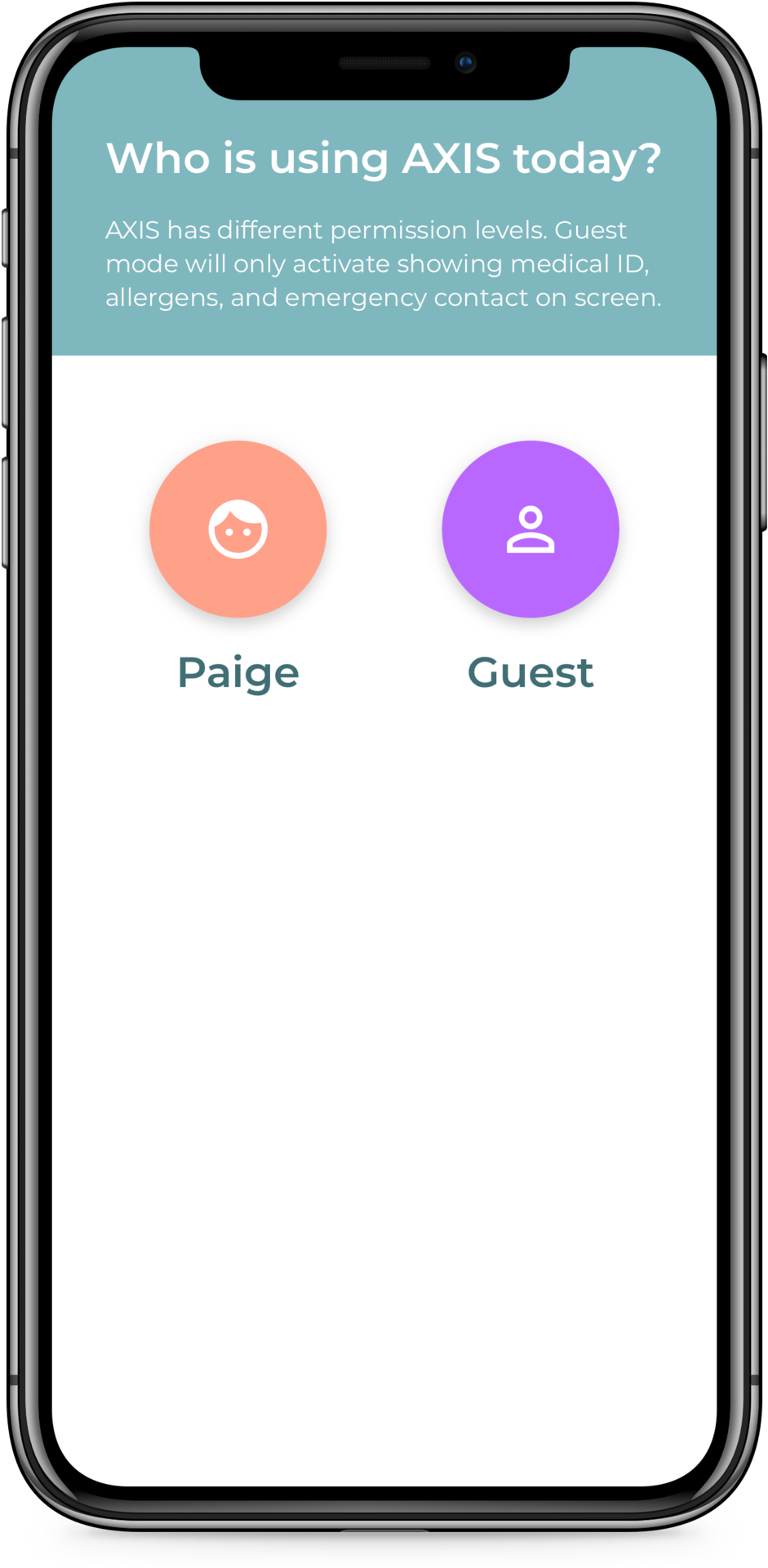 Axis Home Screen - Mobile App (1000x1949), Png Download