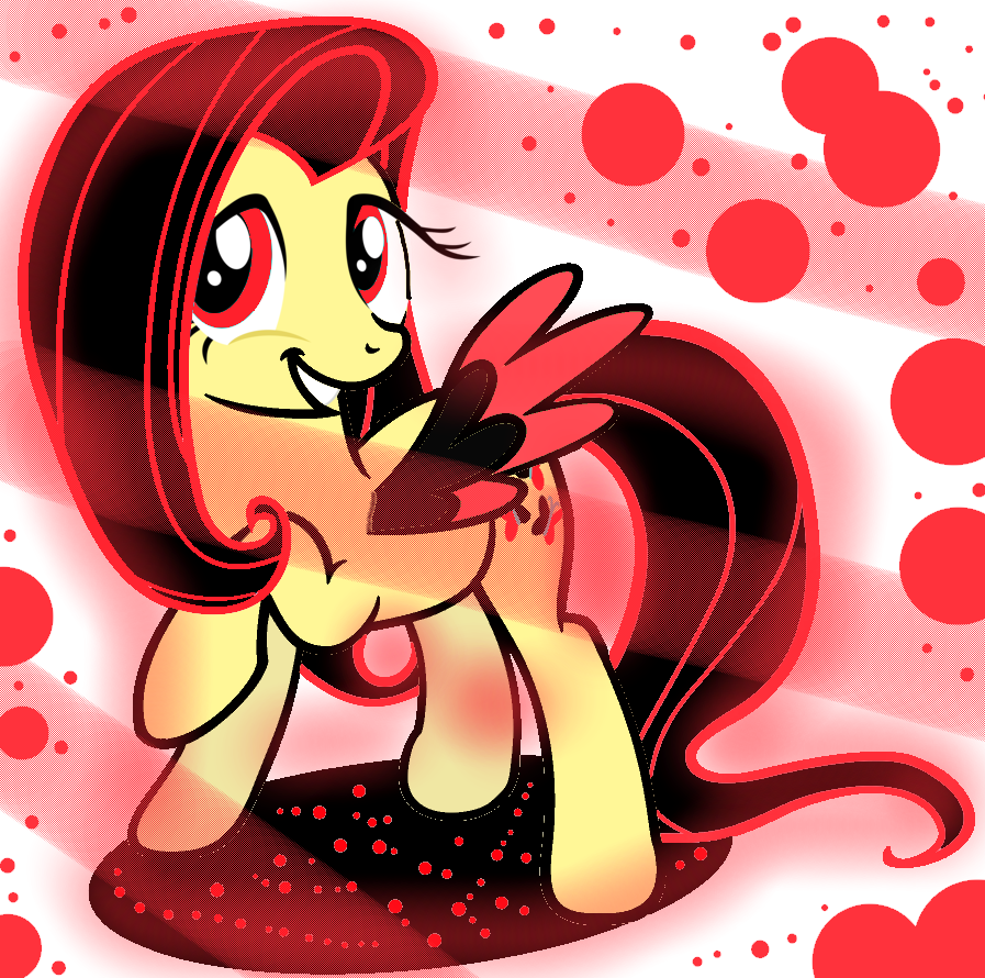 Ponita Gold Evil, Colored, Color Edit, Cute, Edit, - Fluttershy (897x890), Png Download