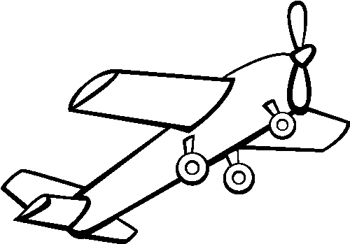 Avion De Juguete Dibujo (505x470), Png Download