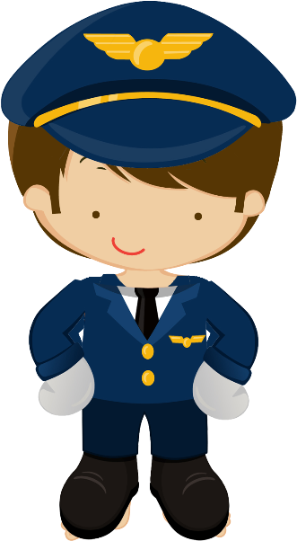 Aviões - Minus - Piloto De Avião Desenho (676x900), Png Download