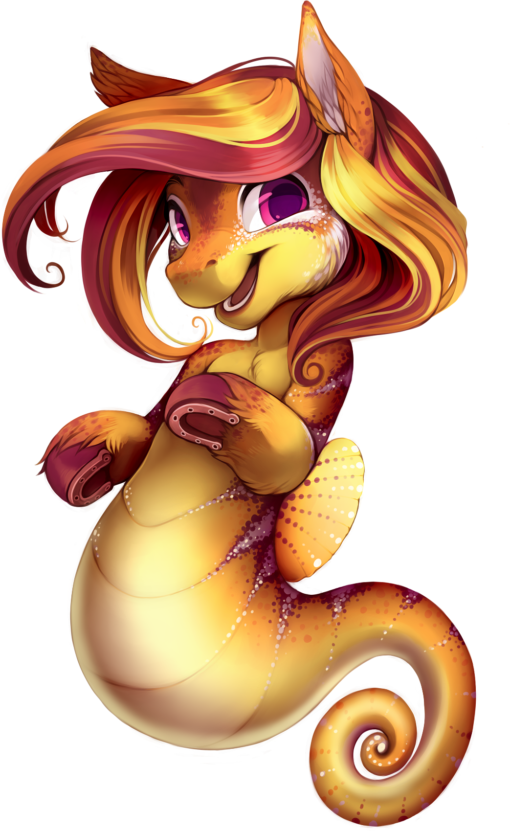 Mermaid Horse - Aquatic Costume Furvilla (1168x1756), Png Download