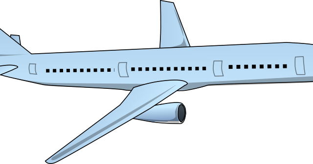 Airplane Clip Art (640x336), Png Download