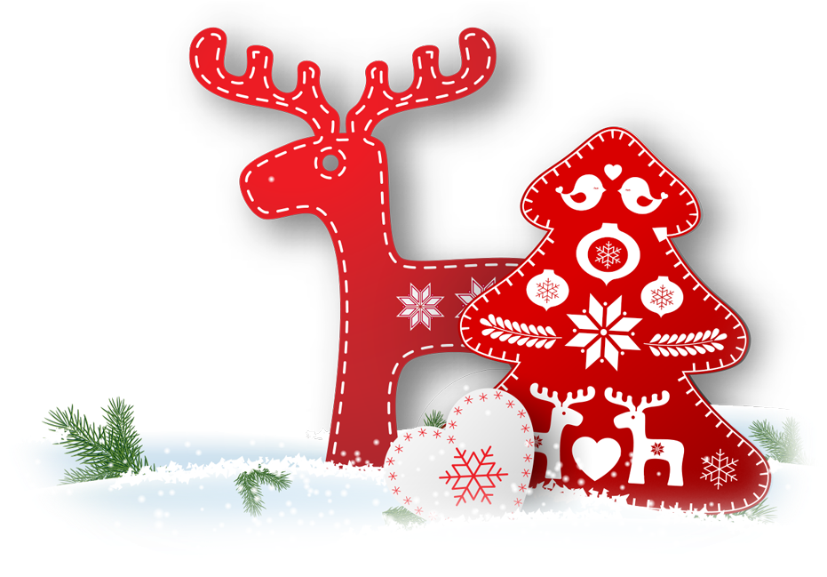 Fantastic Christmas Offers - Wall Tapestry Christmas Tree Elk Pattern Hanging Wall (1028x669), Png Download