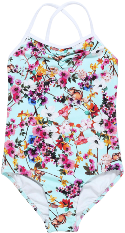 Luxury Flowers Girls Bikini - Swimsuit (269x480), Png Download