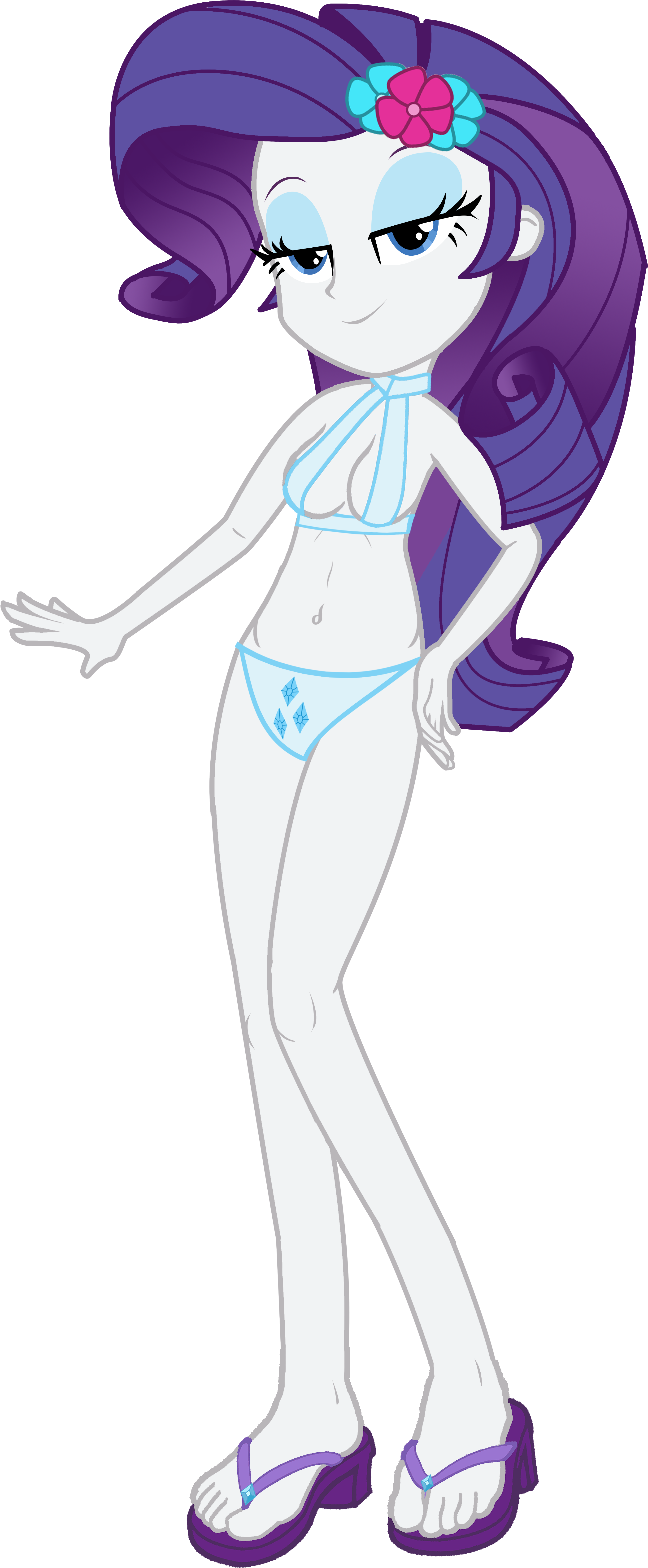 Absurd Res, Artist - My Little Pony Equestria Girls Bikini (2906x6647), Png Download