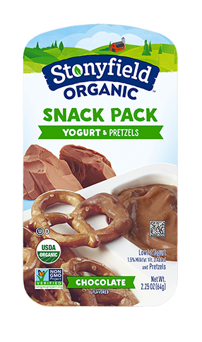 Chocolate & Pretzels Snack Pack - Stonyfield Organic Snack Pack (500x500), Png Download