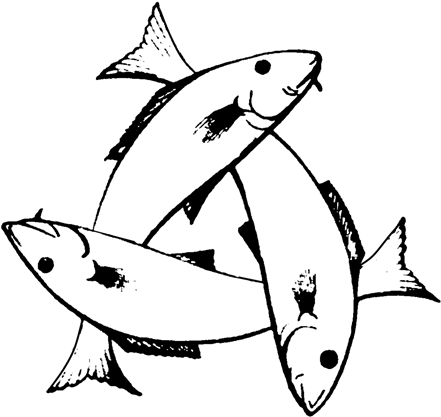 A Trinitarian Christian Symbol , - Fish Symbol (482x444), Png Download