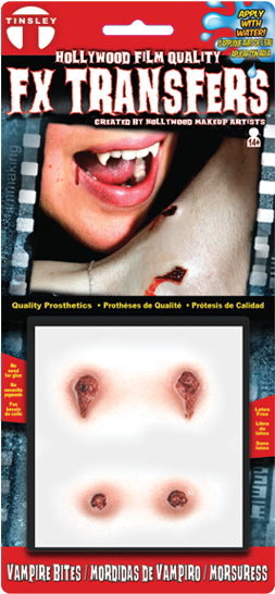 Vampire Bites - Fx Transfers Vampire Bites (600x600), Png Download