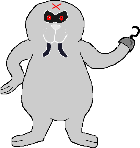 Shadow Walrux - Cartoon (485x515), Png Download