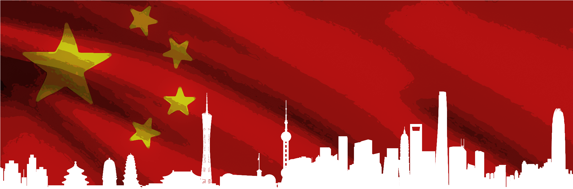 Chinese Tourists - Bg Chinese (2000x677), Png Download