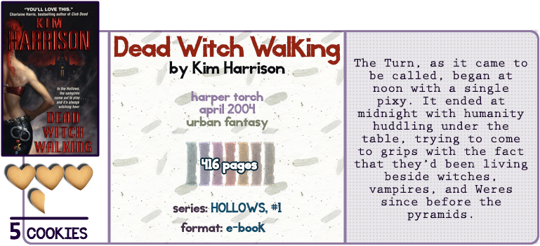 Witches, Vampires, Weres, Oh My - Dead Witch Walking (paperback) (800x368), Png Download
