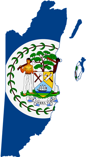 Mexico To Belize Border Crossing - Belize Coat Of Arms Rectangle Magnet (700x523), Png Download
