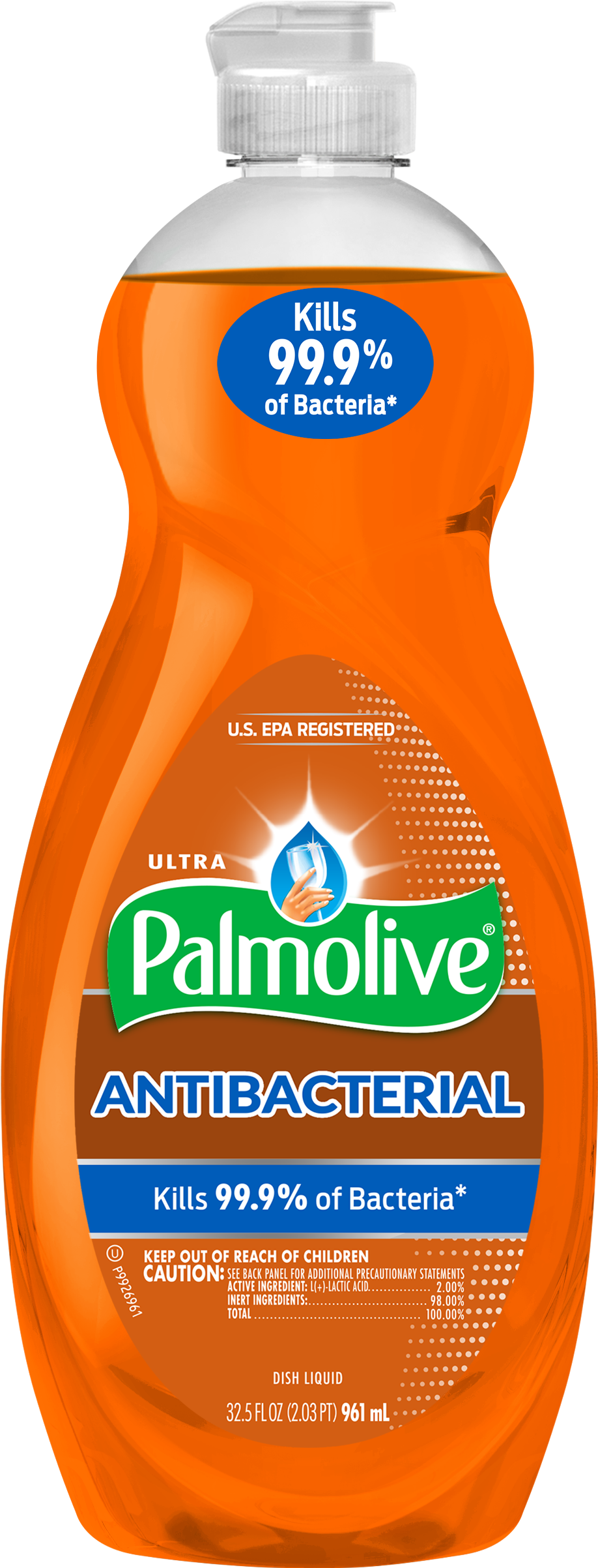 Palmolive Ultra Dishwashing Liquid Antibacterial Dish - Palmolive Ultra Antibacterial Dish Liquid & Hand (2500x2500), Png Download