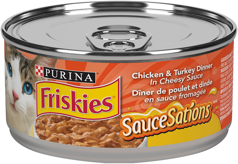 Friskies® Saucesations™ Chicken & Turkey Dinner In - Purina Friskies Saucesations Chicken & Turkey Dinner (780x538), Png Download