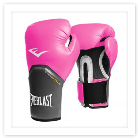 Pink Pro Style Elite Training Gloves - Everlast Equipment Pro Style Elite Gloves 10 Oz (450x450), Png Download
