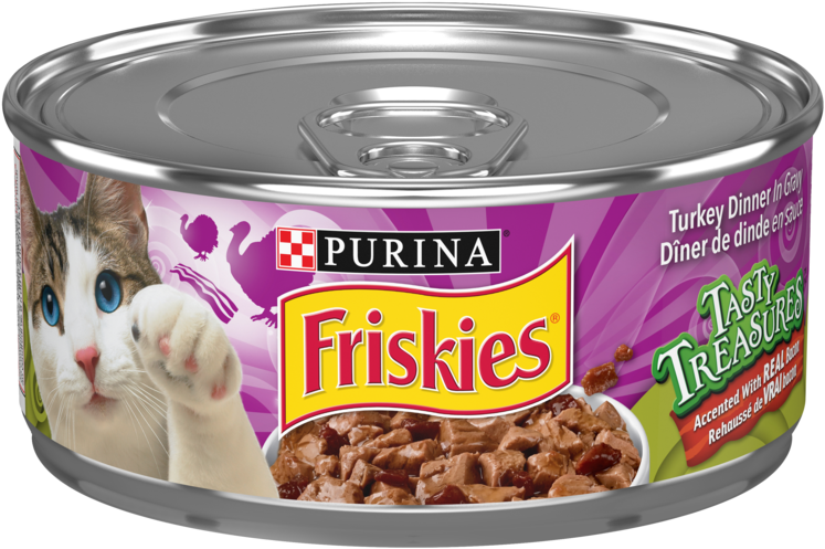 Purina® Friskies® Tasty Treasures™ Turkey Dinner In - Purina Friskies Tasty Treasures Turkey Dinner In Gravy (750x750), Png Download
