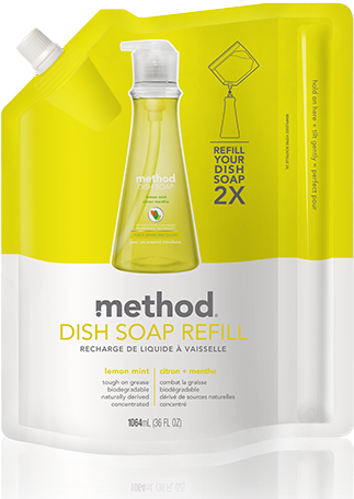 Dish Pump Refill - Methos Gel Hand Wash Refill Sweet Water (322x558), Png Download