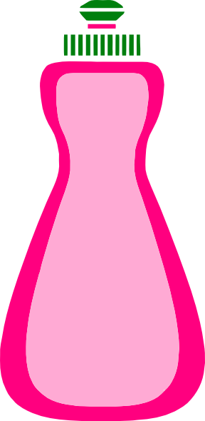 Dish Washing Soap Cartoon (288x590), Png Download