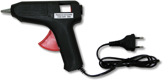Fixing Caneletas, Picture Frames, Crafts, Decorative - 40 Watt Glue Gun (583x305), Png Download