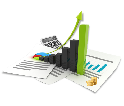 Grow Your Business - Share Market Icon Png (469x402), Png Download