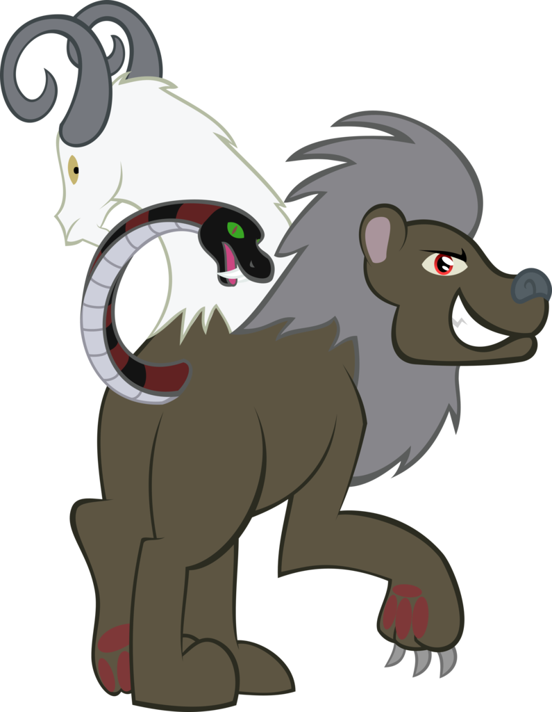 Absurd Res, Artifact, Artist - Chimera Mlp (795x1024), Png Download
