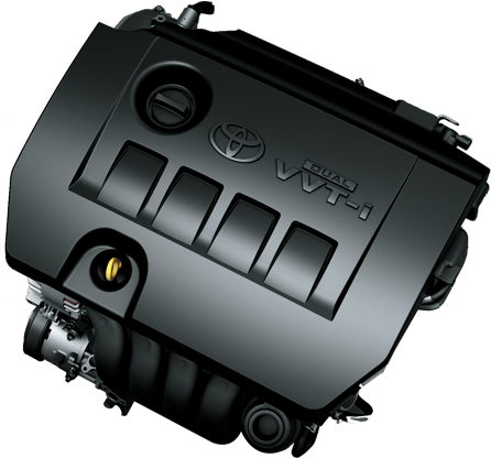 Corolla-engine - Motor Toyota Corolla 2014 (447x432), Png Download