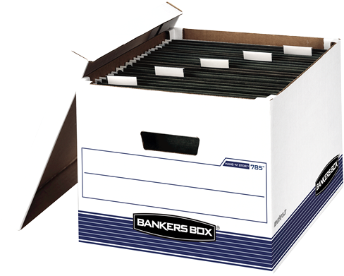 Hang'n'stor™ - Letter/legal - Bankers Box Hang 'n' Stor Storage Box (500x500), Png Download