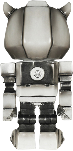 Hikari Bumblebee Grey Skull Japanese Vinyl Figure - Keyne Hikari: Transformers Bumblebee Grey Skull Figure (251x518), Png Download