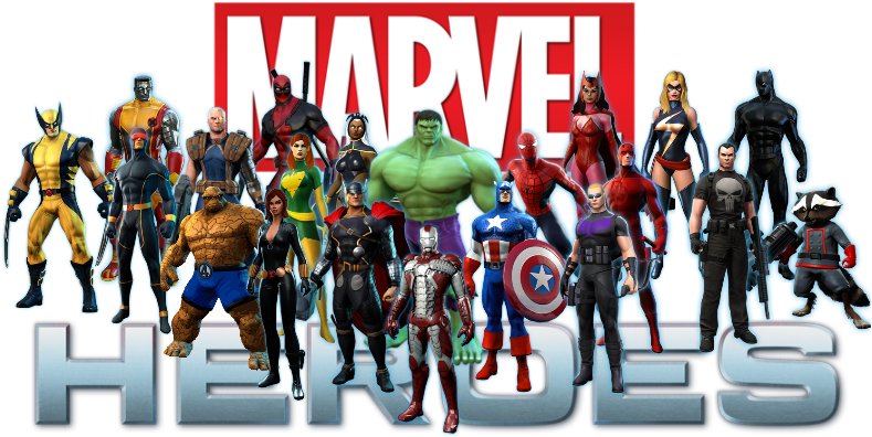 Marvel Heroes - Marvel Heroes 2015 (803x438), Png Download