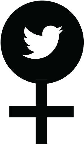 Abby Steinour / The Temple News - Twitter Icon Gray Circle (322x515), Png Download