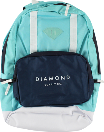 Diamond Supply Co - Diamond Dlyc Diamond Blue Skate Backpack (353x450), Png Download