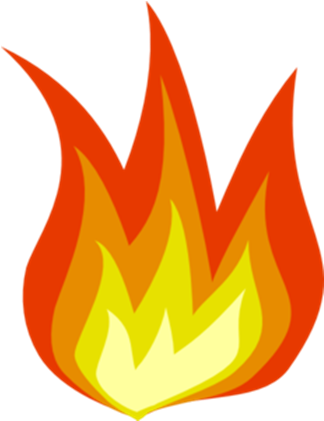 Realistic Flame Png 糸魚川の火災を改めて教訓に - Fire Clipart (420x420), Png Download