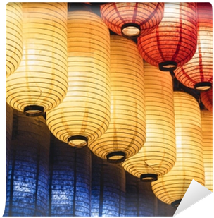 Japan Lantern Japanese Festival In Temple Colorful - Lantern (400x400), Png Download