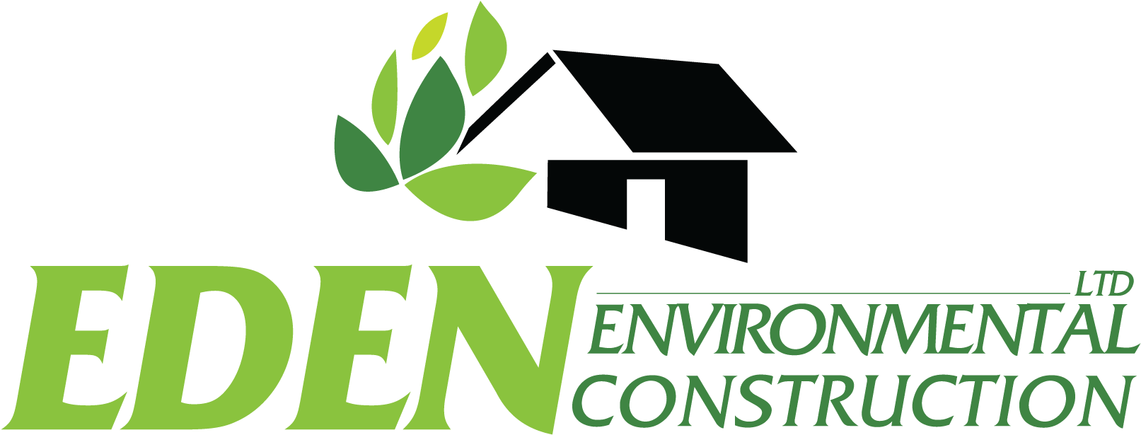 Eden Environmental Construction Logo - Logo (1800x770), Png Download