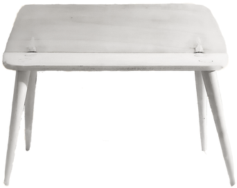 The Primitive Folding Bench Is Bleached 1920's Vintage - Ottoman (498x498), Png Download