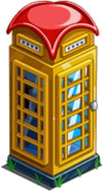 Farmville Phone Booth - Clip Art (400x400), Png Download