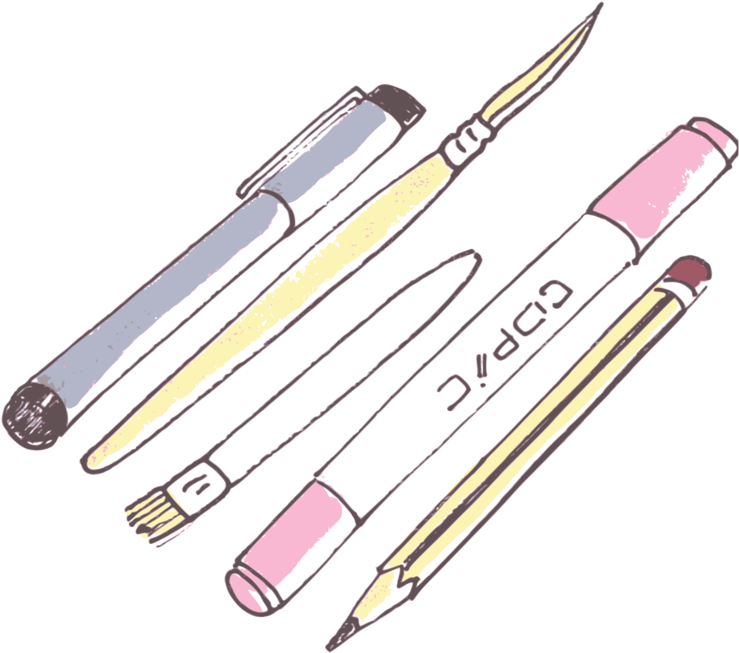 Drawing Copic Pens Painting - Draw Brush (750x750), Png Download