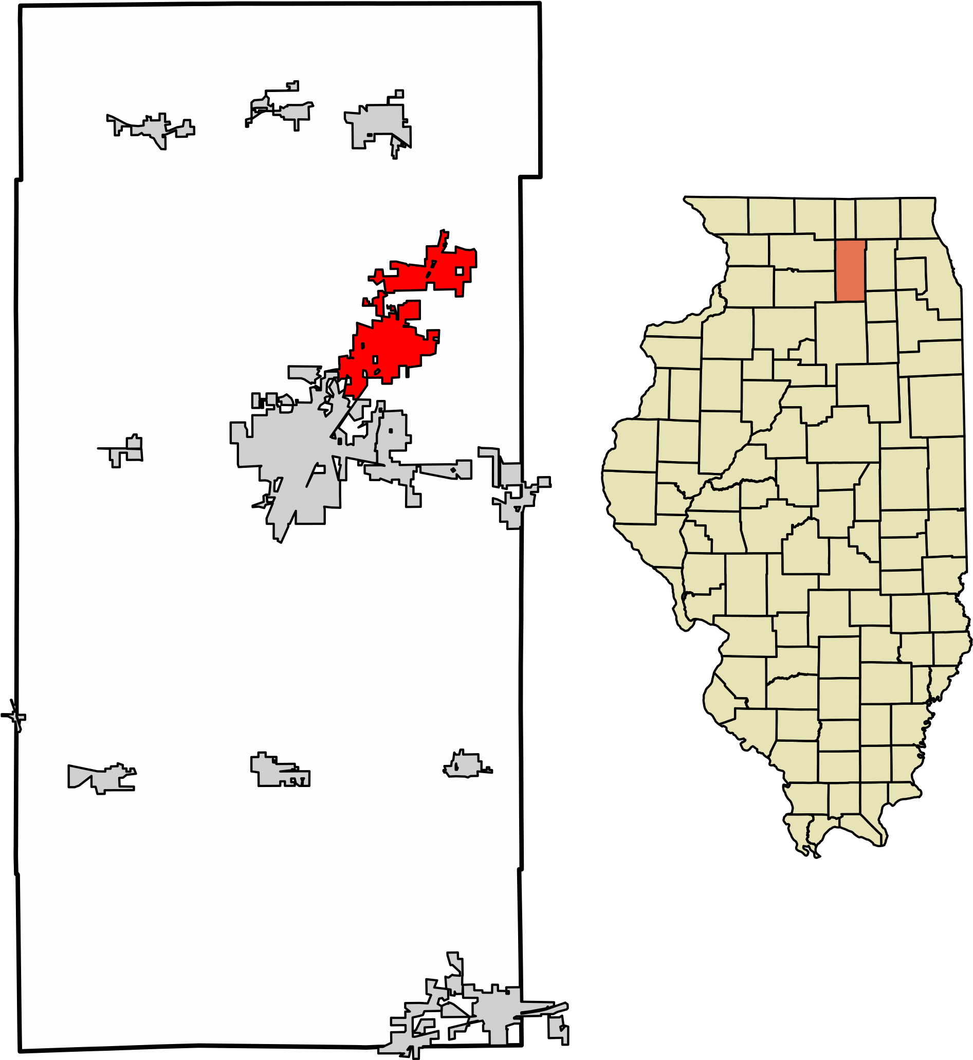 Open - County Illinois (2000x2178), Png Download