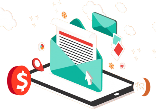 Email Marketing Clipart - Email Marketing Clipart Png (640x480), Png Download