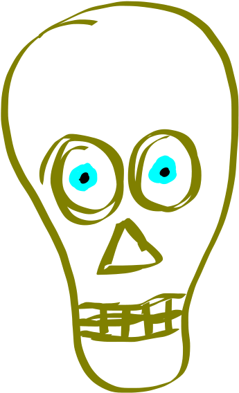 Skull, Calavera Png Images - Skull (424x600), Png Download