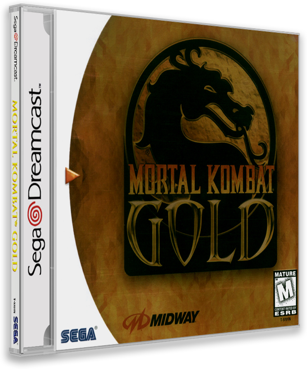Mortal Kombat Gold - Mortal Kombat Gold [dreamcast Game] (607x729), Png Download