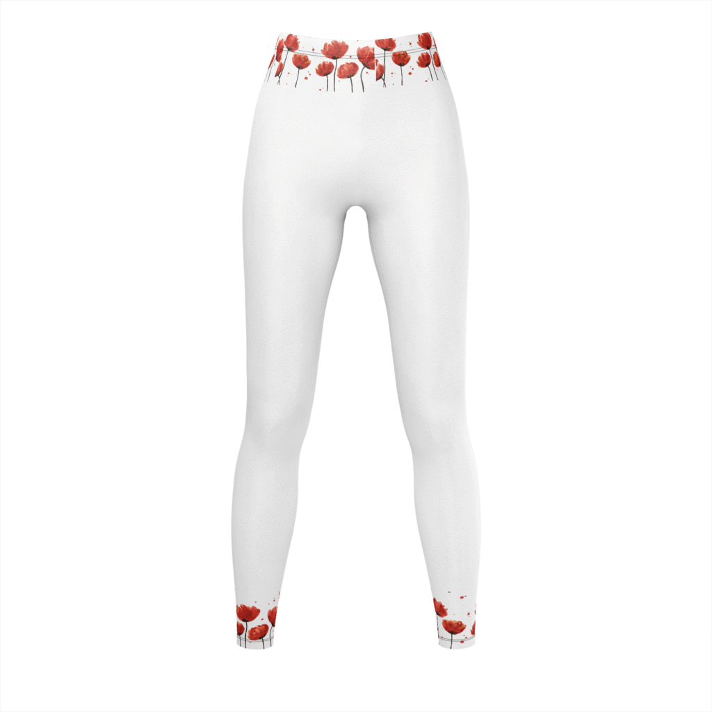 Field Of Flowers - Leggings (1024x1024), Png Download