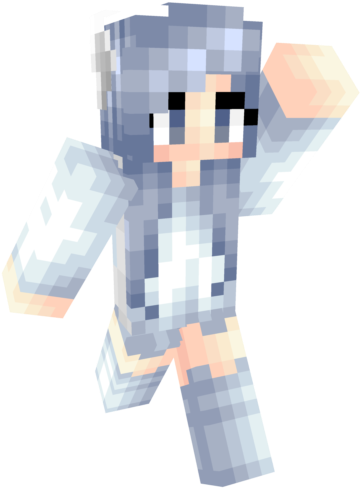 Bhpgdypng - Minecraft Skin White Girl (640x640), Png Download